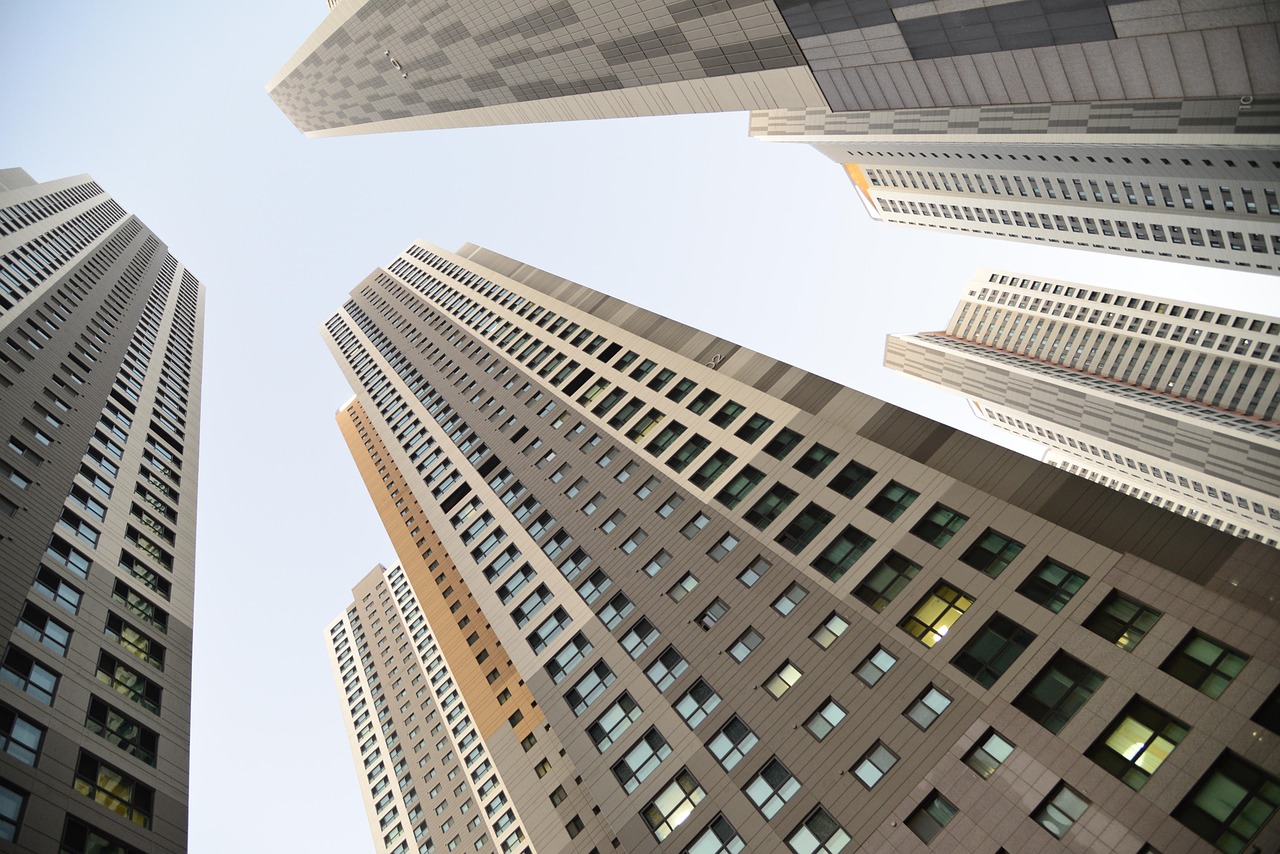 Multifamily apartment towers